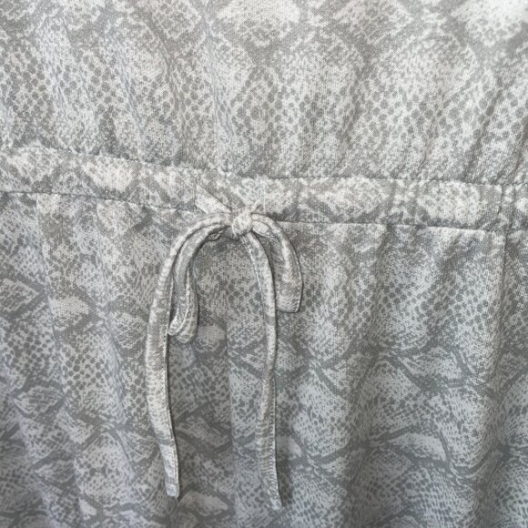 NWT Muk Luks Womens Sleeveless Jumpsuit 4X Gray White - Picture 5 of 7